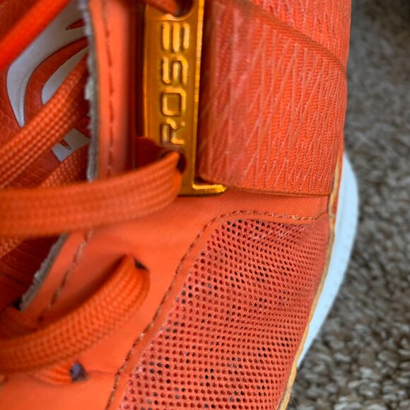 Adidas Men's 773 Bounce Orange Derrick Rose Basketball High Tops. - Picture 13 of 14